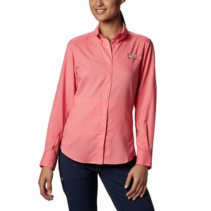 Columbia PFG Tamiami™ II Långärmad Tröja Dam Rosa (WFOBV5092)